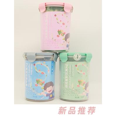 康廣利7天蔬菜聯盟面180克瓶裝 細細面蝴蝶面顆粒面面片混合多種營養口味