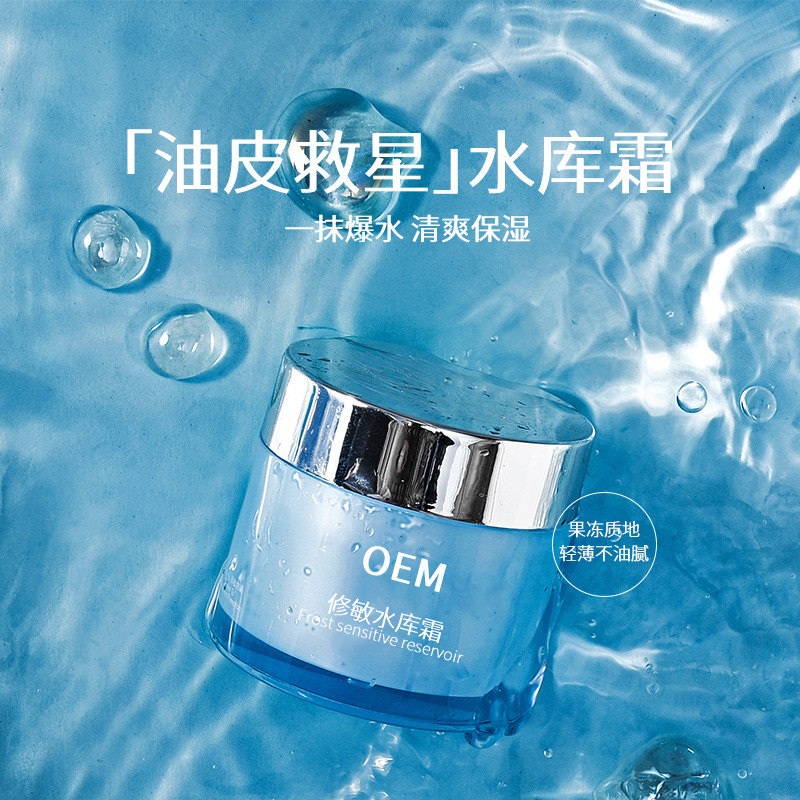 輕薄補水保濕水潤嫩膚廠家批發賦活養顏晚霜 滋潤透亮精華面霜OEM代加工