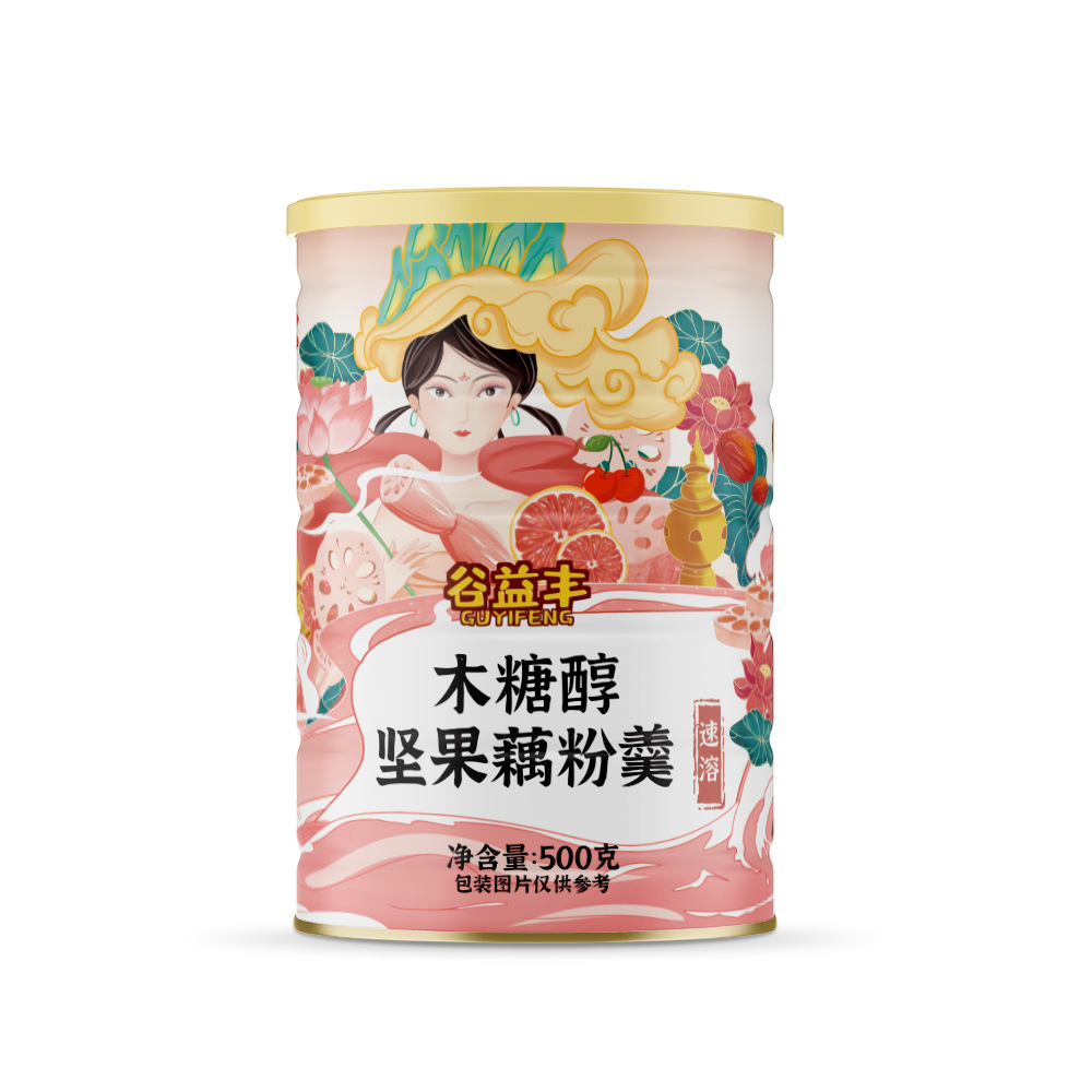 谷益豐木糖醇堅果藕粉oem代加工