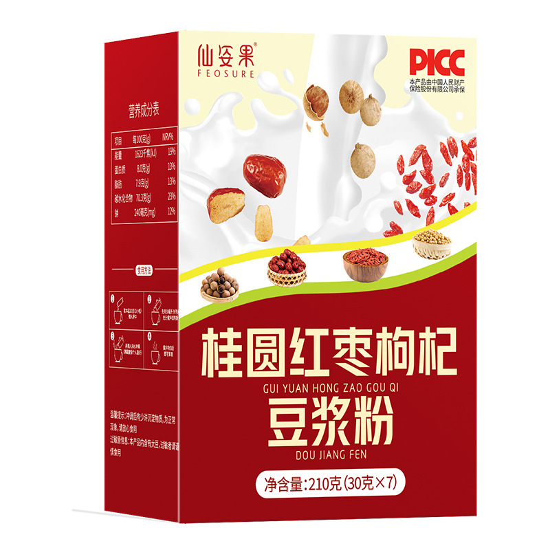 桂圓紅棗枸杞豆漿粉oem代工