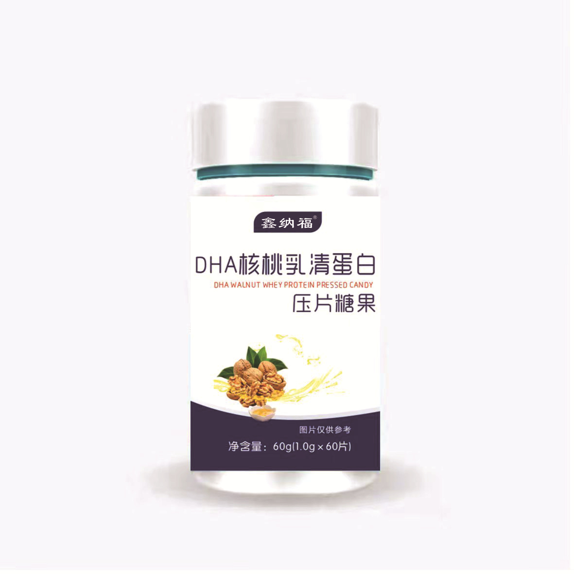 DHA壓片糖果核桃油學(xué)生乳清蛋白OEM代加工