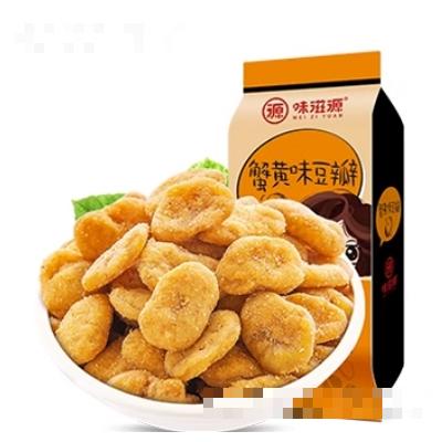 味滋源蟹黃豆瓣120g蟹黃蠶豆零食蘭花豆下酒菜網紅休閑食品