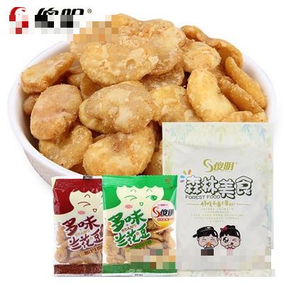 傻明500g多味豆片散裝蘭花豆小包裝年貨休閑美味小零食品