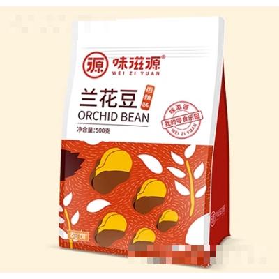 味滋源蘭花豆500g蠶豆袋裝怪味豆香酥休閑食品