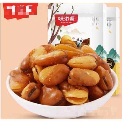 味滋源蘭花豆258g蠶豆牛肉味零食小吃休閑食品大包裝吃貨胡豆
