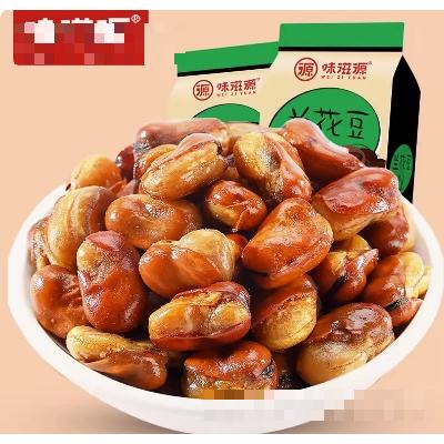 味滋源蠶豆蘭花豆牛肉味散裝休閑零食炒貨小吃蠶豆散裝特產