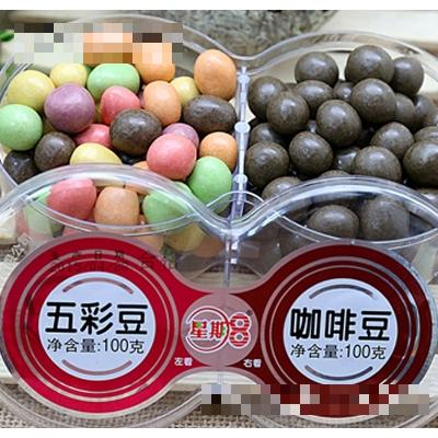 星期八100g五彩豆+100g咖啡豆休閑食品