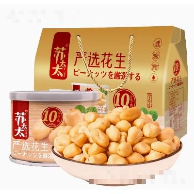 蘇太太江南炒貨禮盒嚴選花生6罐裝整箱零食新年送禮大禮包