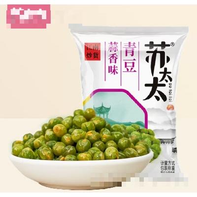 蘇太太青豆豌豆零食青豌豆下酒菜小吃零食蒜香味500g