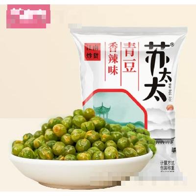蘇太太青豆豌豆零食青豌豆下酒菜小吃零食香辣味500g