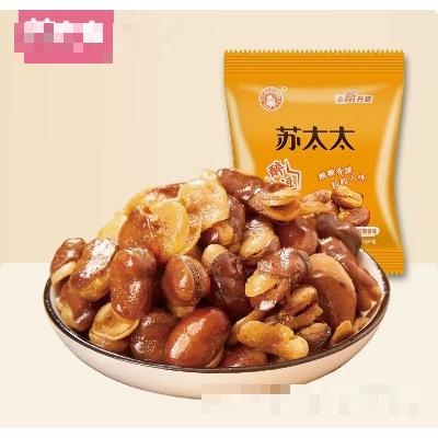 蘇太太蠶豆蘭花豆炒貨散裝休閑零食升級版蟹香味500g