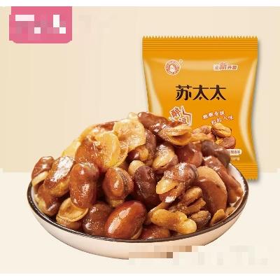 蘇太太蠶豆蘭花豆炒貨散裝休閑零食升級版蟹香味1000g