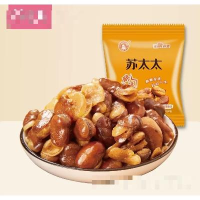 蘇太太蠶豆蘭花豆炒貨散裝休閑零食蟹香味1000g