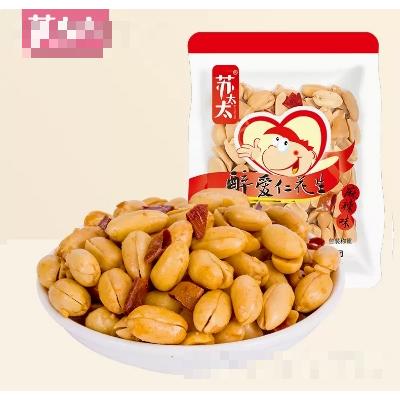 蘇太太醉愛仁花生小包裝花生米休閑下酒菜零食小吃麻辣味1000g