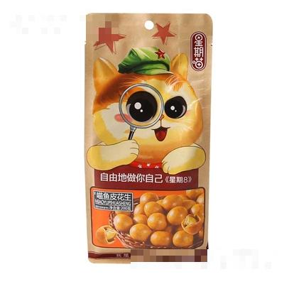 星期八魚皮花生休閑炒貨零食