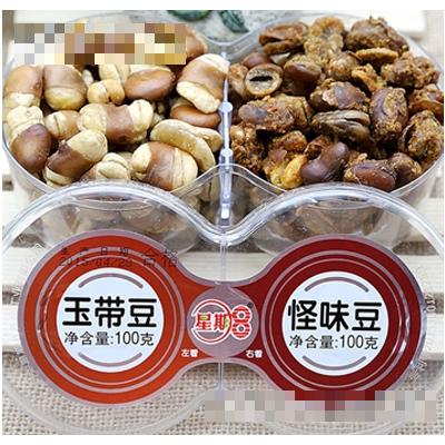 星期八100g玉帶豆+100g怪味豆休閑食品
