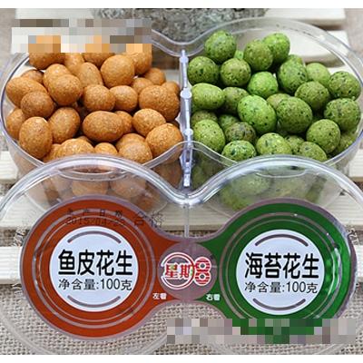 星期八100g魚皮花生+100g海苔花生休閑食品