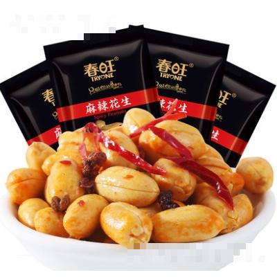 春旺麻辣花生米下酒菜小零食380g