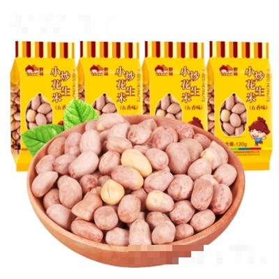野娃零食堅果炒貨獨立包熟五香小炒香脆新鮮現炒花生米120g