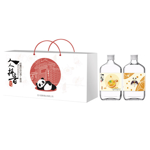 人人抖音輕奢時尚白酒香橙味42°100ml濃香型白酒.jpg