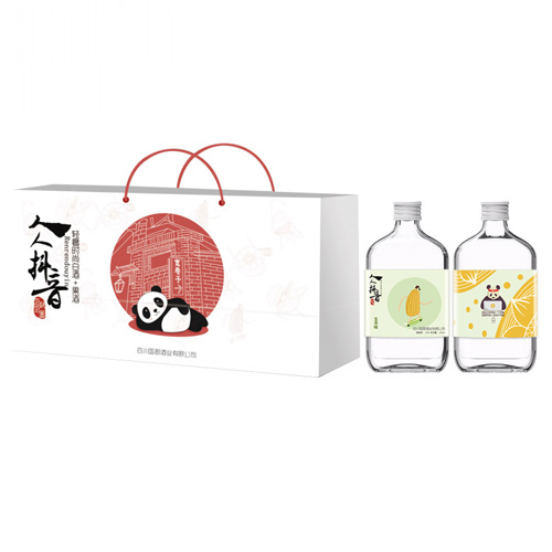 人人抖音輕奢時尚白酒玉米味42°100ml濃香型白酒.jpg
