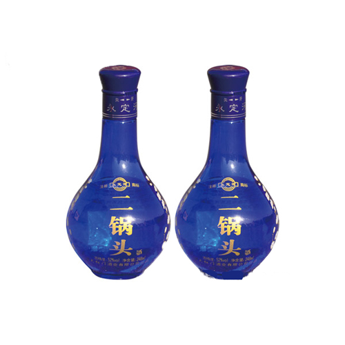 大紅門永定河二鍋頭酒藍瓶52°248ml清香型白酒.jpg