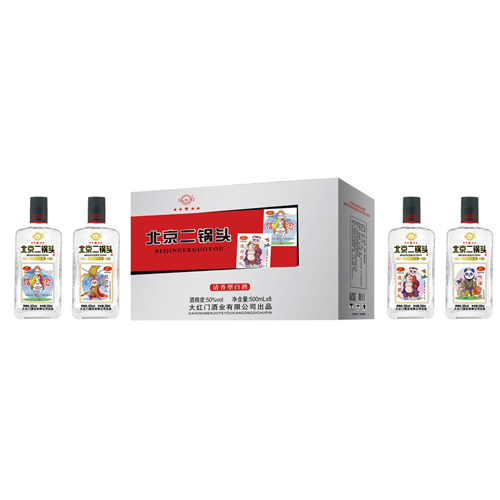 大紅門永定河北京二鍋頭酒50°500ml×8清香型白酒.jpg