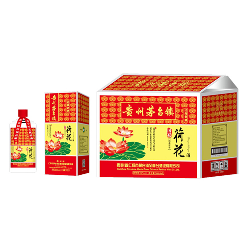 貴州茅臺鎮荷花酒52°500ml濃香型白酒.jpg