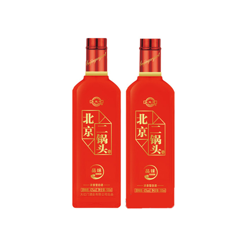 大紅門北京二鍋頭酒品味紅瓶42°500ml濃香型白酒.jpg