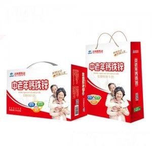 達利園乳業中老年鈣鐵鋅低糖核桃牛奶