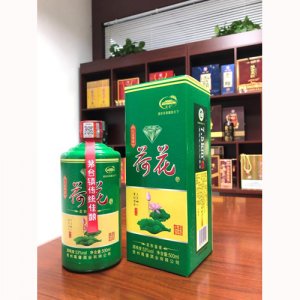 一品尊醬荷花綠柔和香型53°鉆石款