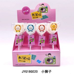 吉優(yōu)菓小獅子照片糖水果味18gx24支