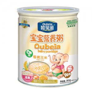 歐貝雅寶寶粥蛋黃玉米粥385g